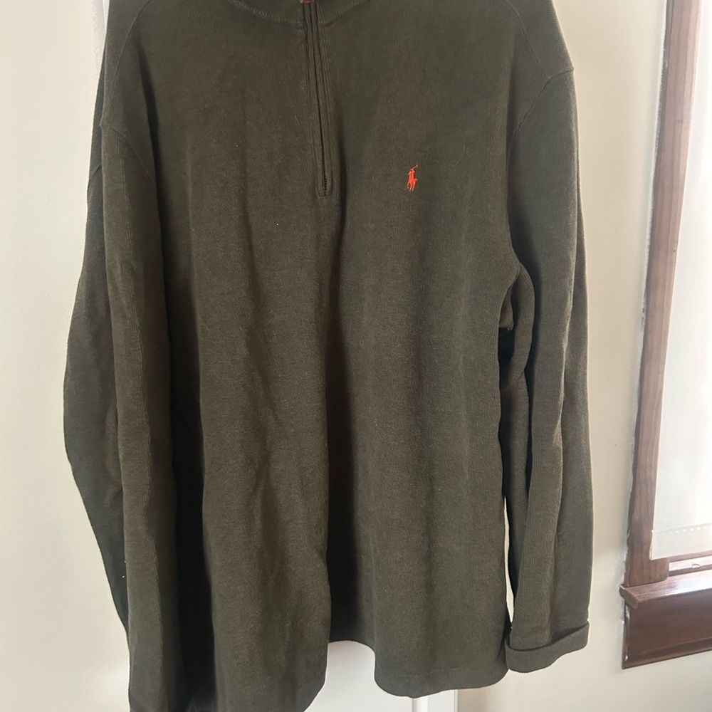 Ralph Lauren Polo Olive Knit Top
